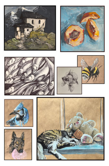 рисунки Анны Смеловой - основателя проекта